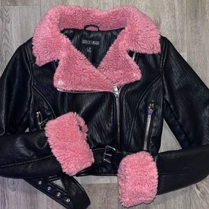 Pink Borge Moto jacket